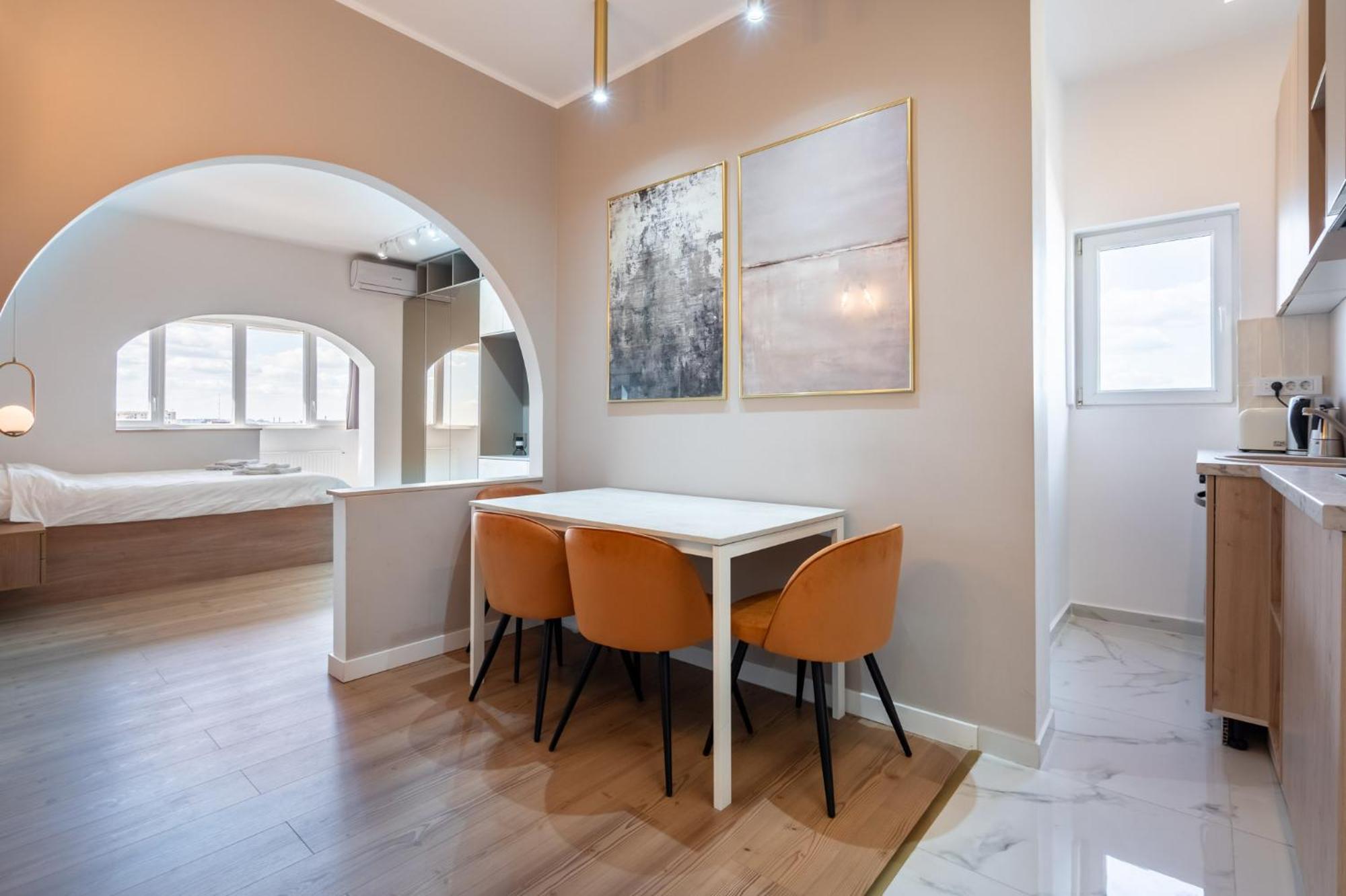 בוקרשט Sunset - Luxury Studio On Calea Victoriei מראה חיצוני תמונה
