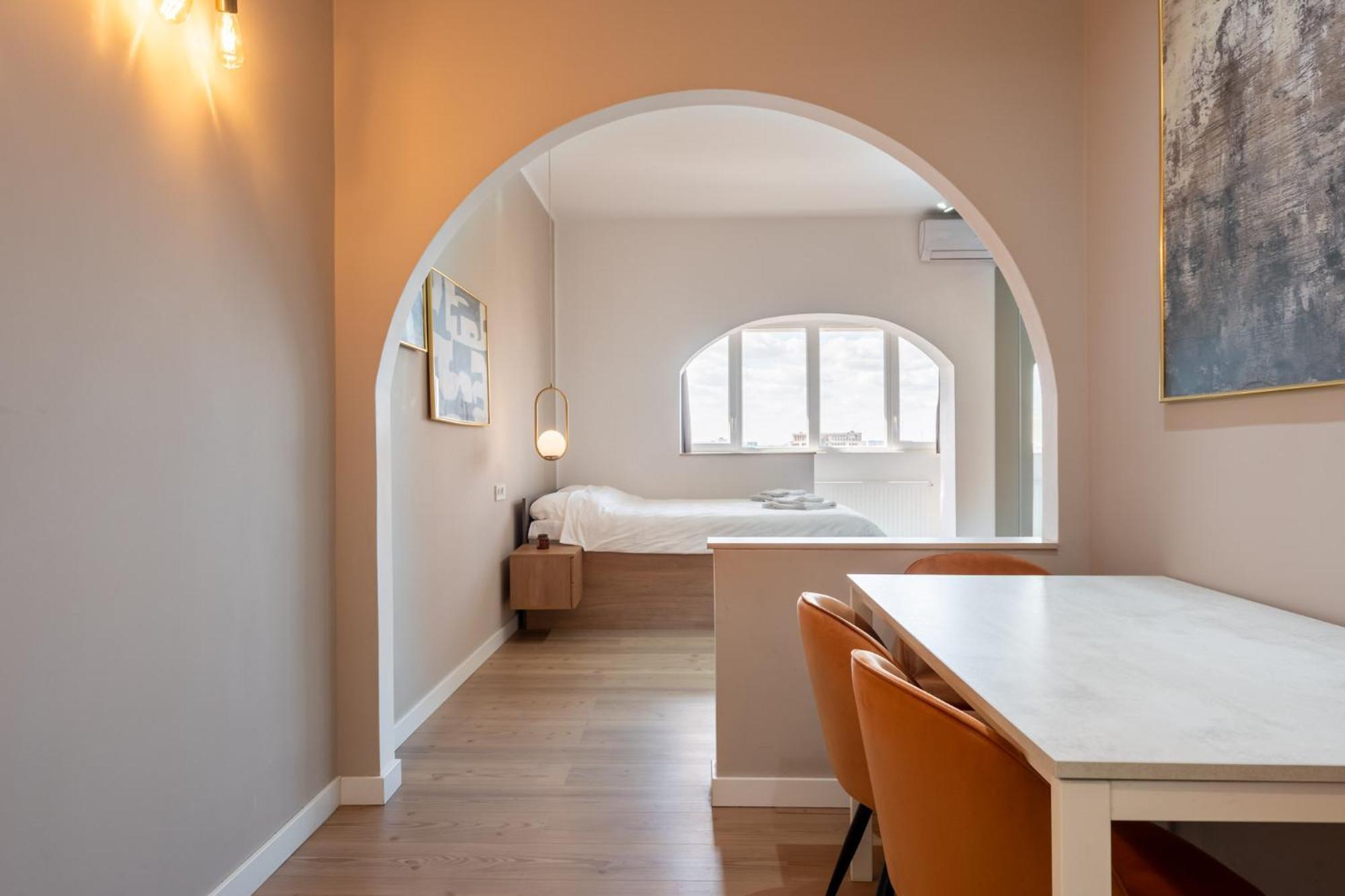 בוקרשט Sunset - Luxury Studio On Calea Victoriei מראה חיצוני תמונה